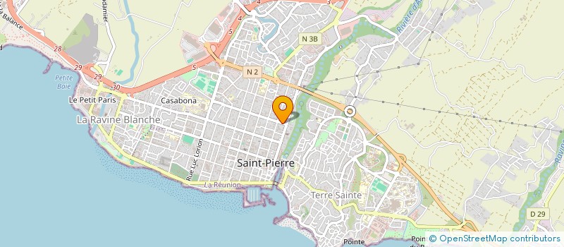localisation de l'entreprise MADAME MARIE FLORA SINAMA TARMALINGOM à SAINT-PIERRE