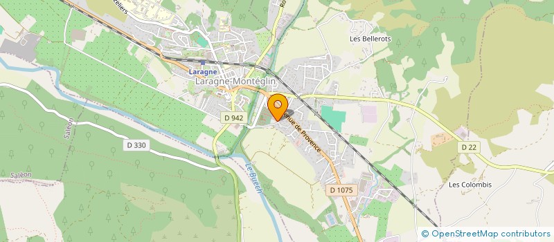 localisation de l'entreprise MADAME MARIE-FLORENCE FARDET  LARAGNE-MONTEGLIN