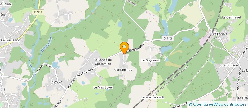 localisation de l'entreprise MADAME MARIE FLORENCE PENAUD  RILHAC RANCON