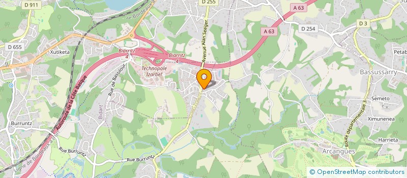 localisation de l'entreprise MADAME MARIE FLORES  ARBONNE