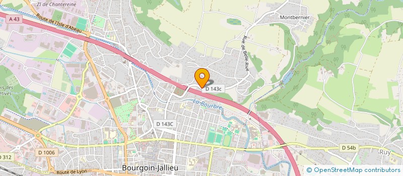 localisation de l'entreprise MADAME MARIE-FLORIANE DEKKERS  BOURGOIN-JALLIEU