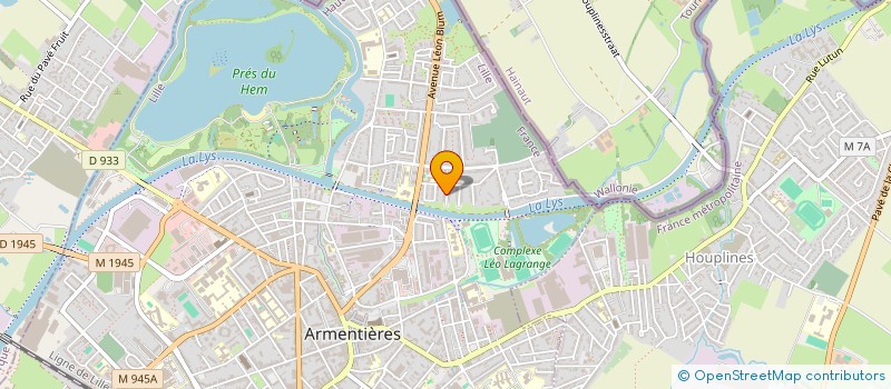 localisation de l'entreprise MADAME MARIE FLORQUIN à ARMENTIERES