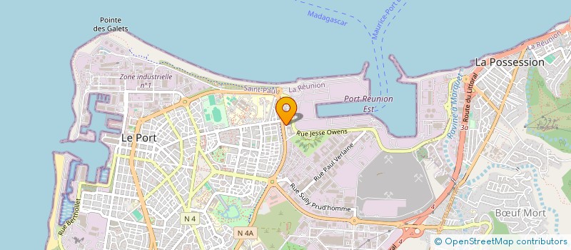 localisation de l'entreprise MADAME MARIE FOCK-CHOW-THO  LE PORT