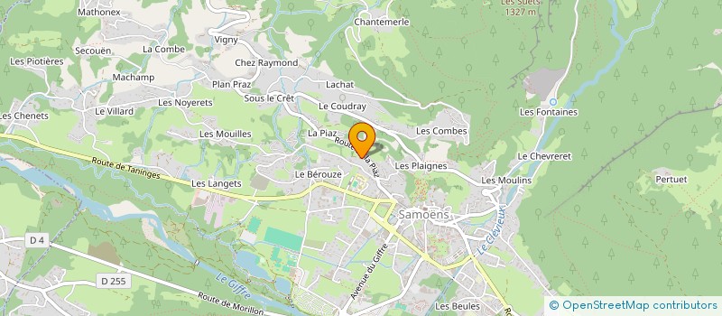 localisation de l'entreprise MADAME MARIE FOIS  SAMOENS