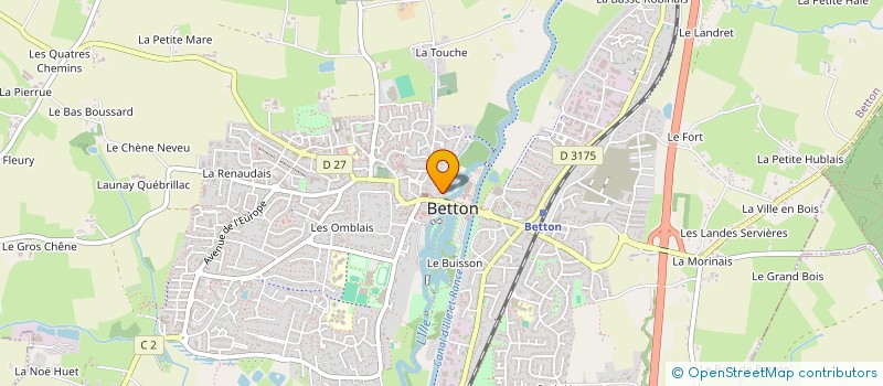 localisation de l'entreprise MADAME MARIE FOISIL  BETTON