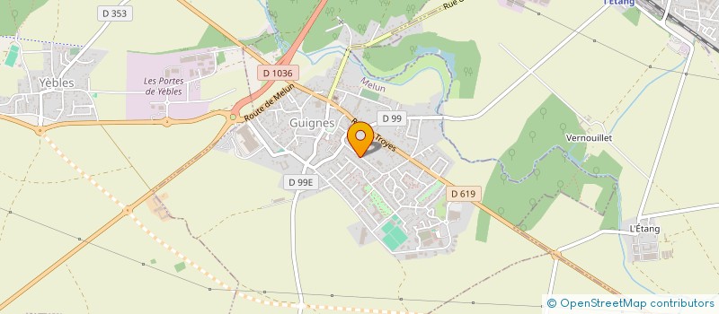 localisation de l'entreprise MADAME MARIE FONCIN  GUIGNES