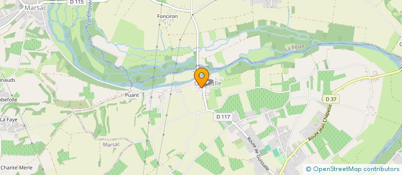 localisation de l'entreprise MADAME MARIE FONDS  VINDELLE