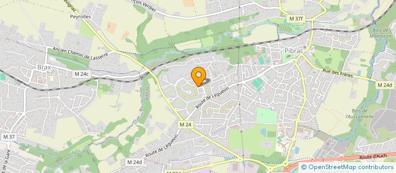 localisation de l'entreprise MADAME MARIE FONMARTY  PIBRAC