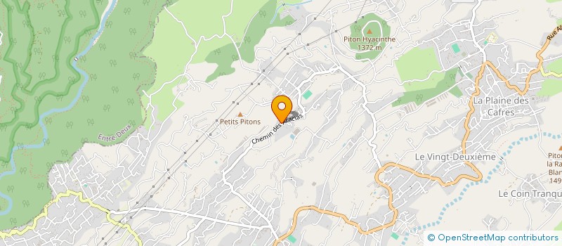 localisation de l'entreprise MADAME MARIE FONTAINE  LE TAMPON