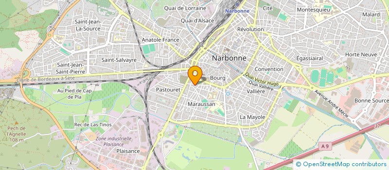 localisation de l'entreprise MADAME MARIE FONTAINE à NARBONNE