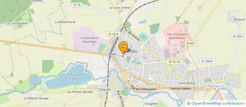 localisation de l'entreprise MADAME MARIE FONTAINE à BROU
