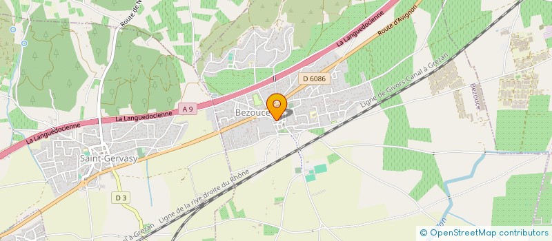 localisation de l'entreprise MADAME MARIE FONTANIER  BEZOUCE