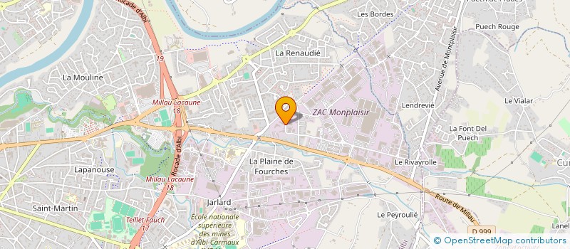 localisation de l'entreprise MADAME MARIE FONTAYNES à ALBI