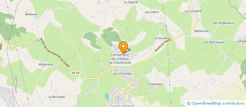 localisation de l'entreprise MADAME MARIE FONTVIEILLE à SAINT-HEAND
