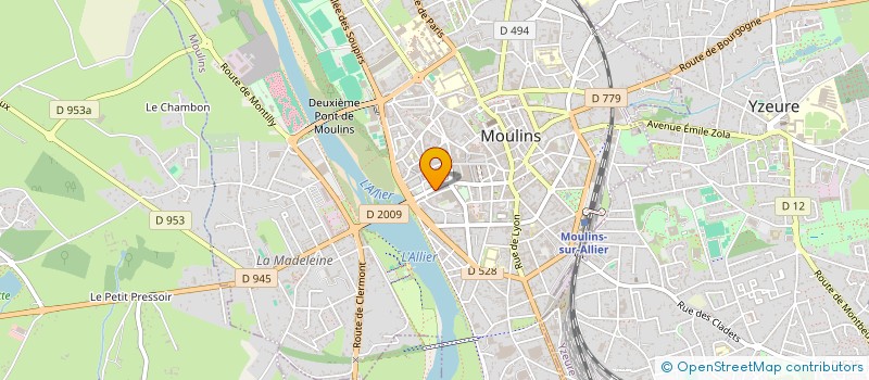 localisation de l'entreprise MADAME MARIE FORAUD à MOULINS