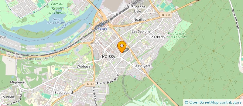 localisation de l'entreprise MADAME MARIE FORDOS à POISSY