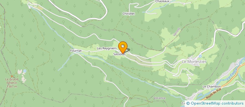 localisation de l'entreprise MADAME MARIE FORMARIER  MONESTIER