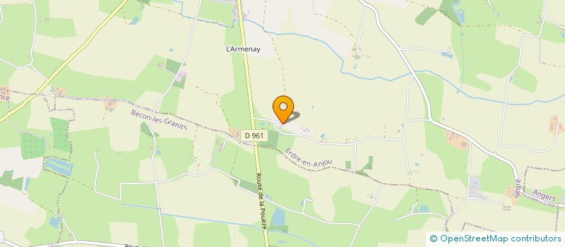 localisation de l'entreprise MADAME MARIE FORTIN  ERDRE-EN-ANJOU