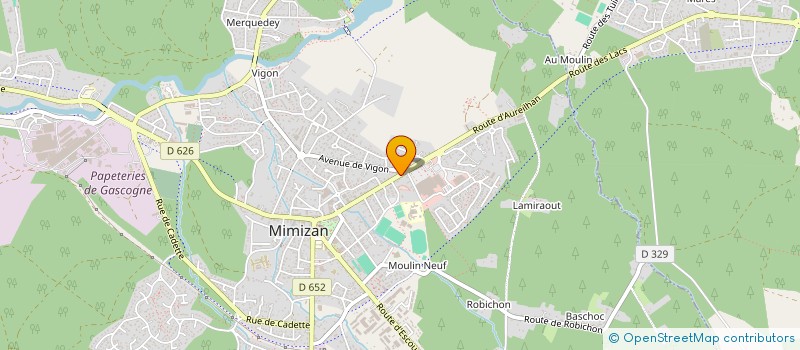 localisation de l'entreprise MADAME MARIE FORTINON  MIMIZAN