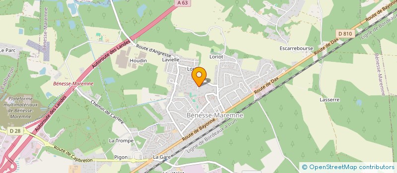 localisation de l'entreprise MADAME MARIE FOSSECAVE à BENESSE-MAREMNE