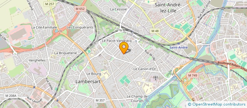 localisation de l'entreprise MADAME MARIE FOUCARD à LAMBERSART