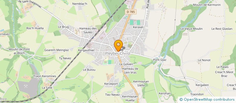 localisation de l'entreprise MADAME MARIE FOUCAULT  PLEYBER-CHRIST