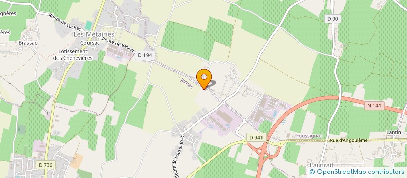 localisation de l'entreprise MADAME MARIE FOUCHER à FOUSSIGNAC