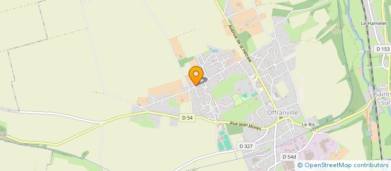 localisation de l'entreprise MADAME MARIE FOUGERAT  OFFRANVILLE