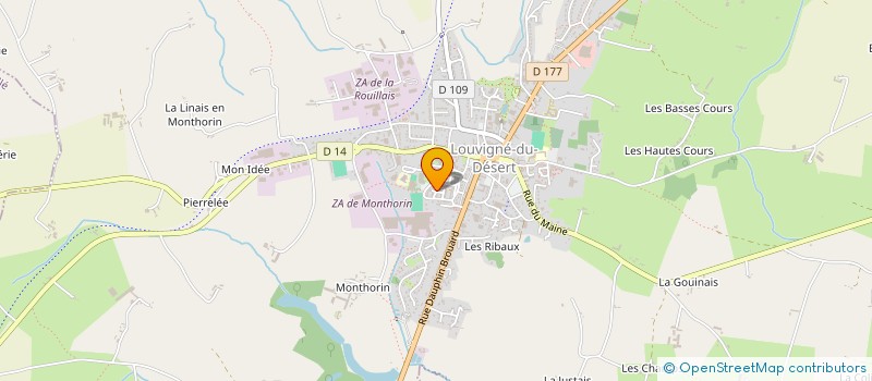 localisation de l'entreprise MADAME MARIE FOUILLET  LOUVIGNE-DU-DESERT