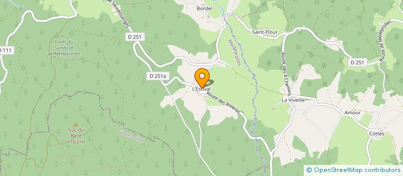 localisation de l'entreprise MADAME MARIE FOUILLOUX  SAINT ALYRE D'ARLANC