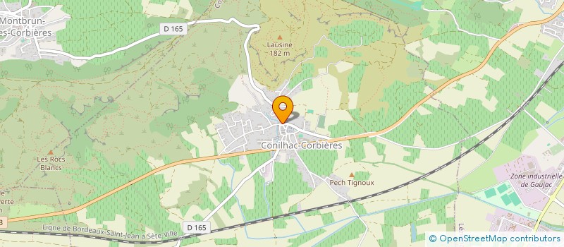 localisation de l'entreprise MADAME MARIE FOULQUIER  CONILHAC-CORBIERES