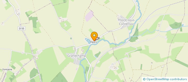 localisation de l'entreprise MADAME MARIE FOUQUERAY  GRANDCHAMP