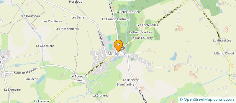 localisation de l'entreprise MADAME MARIE FOUQUET  MONTJEAN