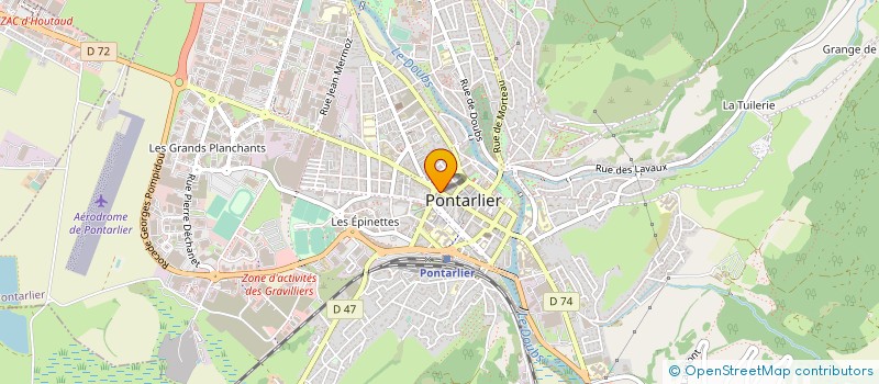 localisation de l'entreprise MADAME MARIE FOURCAULT à PONTARLIER