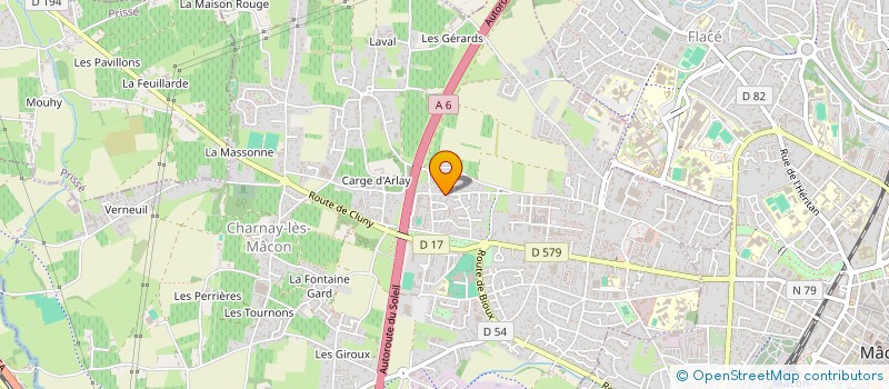 localisation de l'entreprise MADAME MARIE FOURNET à CHARNAY-LES-MACON