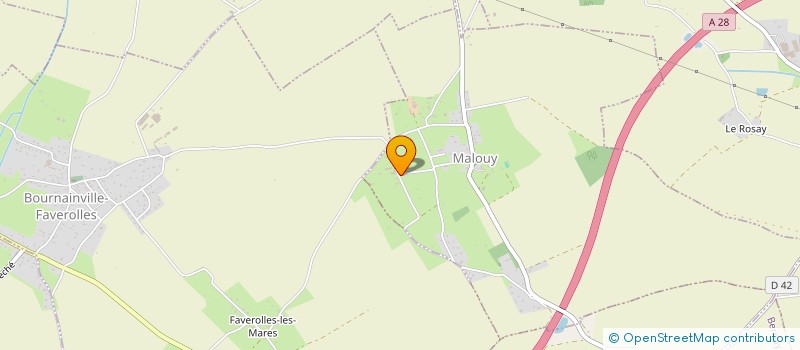 localisation de l'entreprise MADAME MARIE FOURNET  MALOUY