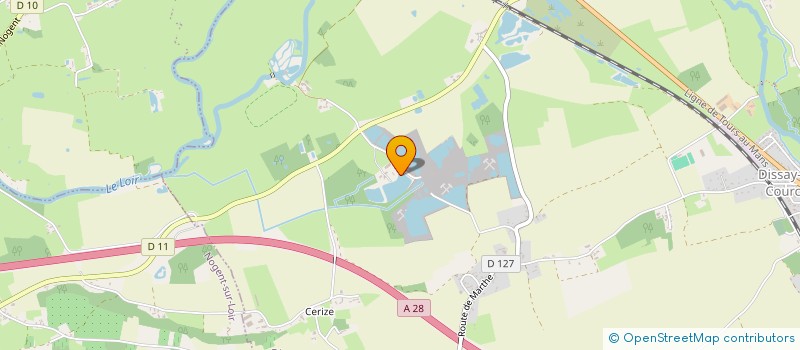 localisation de l'entreprise MADAME MARIE FOURNIER  DISSAY-SOUS-COURCILLON