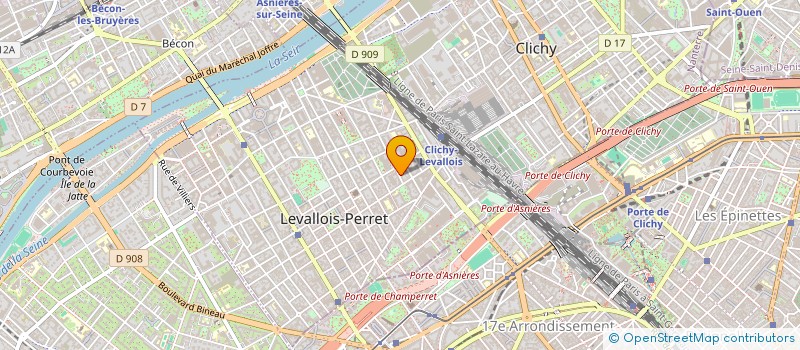localisation de l'entreprise MADAME MARIE FOURNIER à LEVALLOIS-PERRET