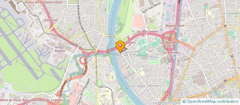 localisation de l'entreprise MADAME MARIE FOURNIER à TOULOUSE