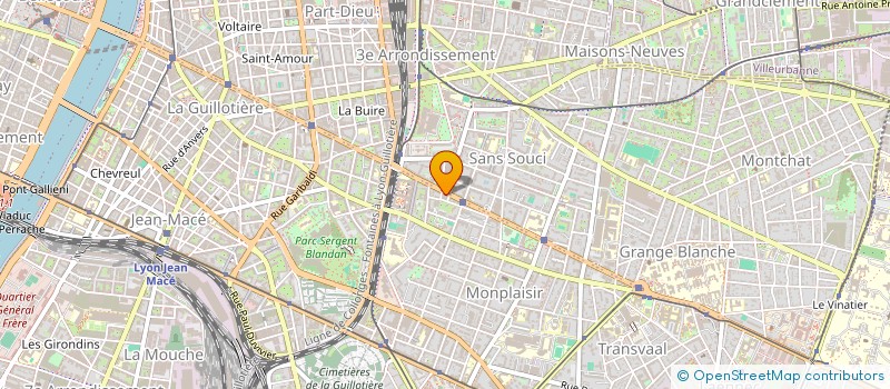 localisation de l'entreprise MADAME MARIE FOURNIER  LYON