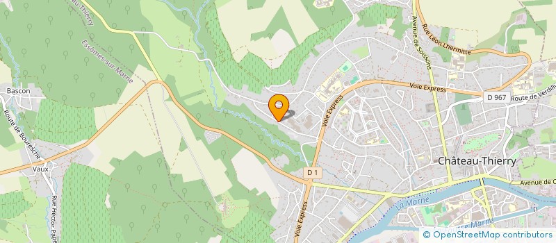 localisation de l'entreprise MADAME MARIE FOURT  CHATEAU-THIERRY
