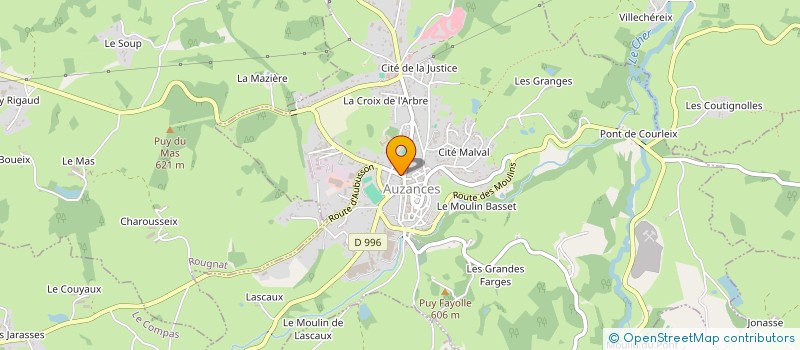 localisation de l'entreprise MADAME MARIE FOUSSADIER à AUZANCES