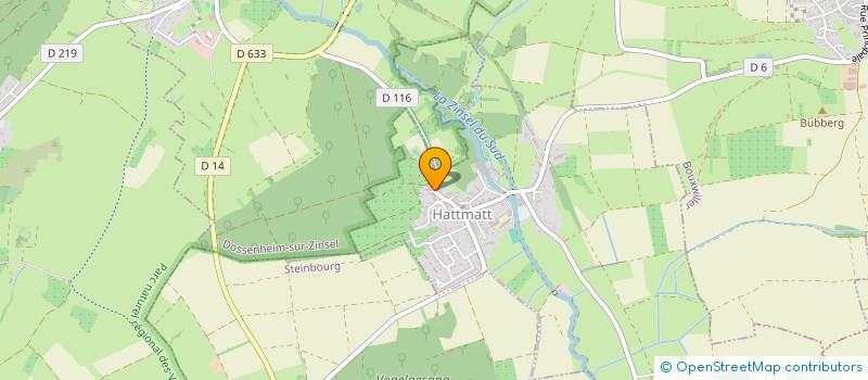 localisation de l'entreprise MADAME MARIE FOUTRIER  HATTMATT