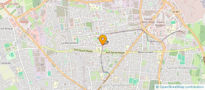 localisation de l'entreprise MADAME MARIE FRADET  TOURS