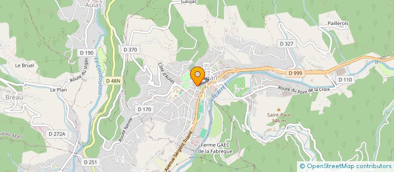 localisation de l'entreprise MADAME MARIE-FRANCE AGOUMINELCHA  LE VIGAN