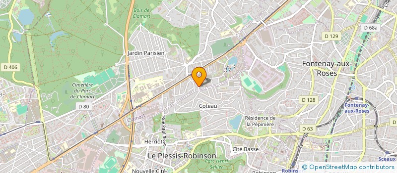 localisation de l'entreprise MADAME MARIE FRANCE ALICE GUILLOUET à CLAMART