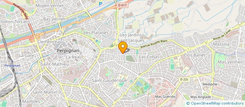 localisation de l'entreprise MADAME MARIE FRANCE ALQUIER  PERPIGNAN