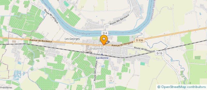 localisation de l'entreprise MADAME MARIE-FRANCE BACHELIER  GARDONNE