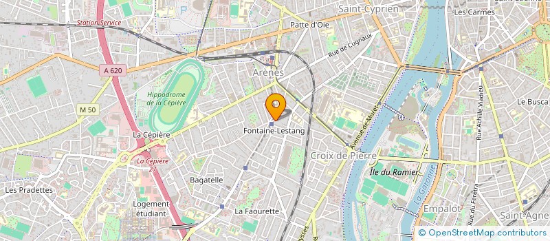 localisation de l'entreprise MADAME MARIE-FRANCE BAHATI KENGE  TOULOUSE