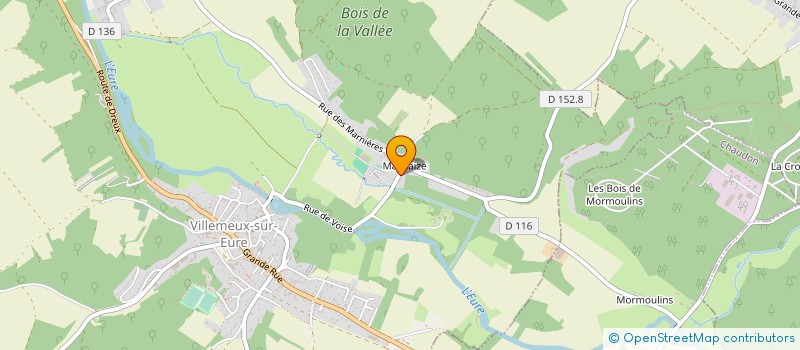 localisation de l'entreprise MADAME MARIE-FRANCE BALESDENS à VILLEMEUX-SUR-EURE